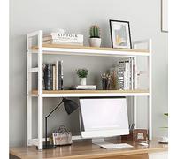 Bibliothèque De Bureau pour Bureau D'Ordinateur-Étagère De Comptoir Réglable, Support D'Organisation De Bibliothèque De Bureau, Support D'Imprimante De Bureau, Étagère De Rangement De Bureau