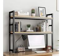 Bibliothèque De Bureau pour Bureau D'Ordinateur-Étagère De Comptoir Réglable, Support D'Organisation De Bibliothèque De Bureau, Support D'Imprimante De Bureau, Étagère De Rangement De Bureau