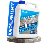 BIBODU Idrorepellente Impermeabilizzante 5L per 30-50 m² | Protezione Invisibile per Facciate, Terrazzi, Pietra, Muri Esterni e Cemento | Previene Macchie Verdi, Sporco e Umidità