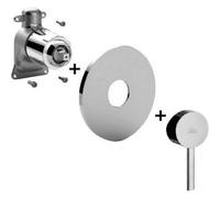 BIBOX010CR Set esterno miscelatore incasso doccia (1 uscita) BIRILLO PAFFONI
