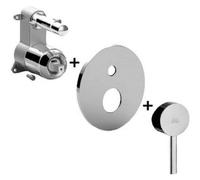 BIBOX015CR Set esterno miscelatore incasso doccia (2 uscite) BIRILLO PAFFONI