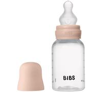 BIBS Anti-Colic Baby Bottle Silicone biberon anticolica con ciuccio in silicone Blush 1 pz