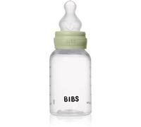BIBS Anti-Colic Baby Bottle Silicone biberon anticolica con ciuccio in silicone Sage 1 pz
