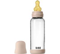 BIBS Baby Glass Bottle Round Latex biberon anticolica Blush 1 pz
