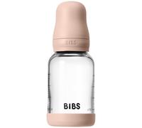 BIBS Baby Glass Bottle Round Latex biberon anticolica Blush 120 ml