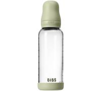 BIBS Baby Glass Bottle Round Latex biberon anticolica Sage 240 ml