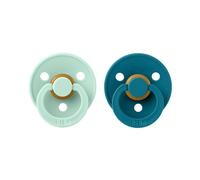Bibs Colour Natural Rubber Size 2 Nordic Menta Foresta 2 pz - Ciuccio