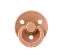 Bibs Hevea S, ciuccio calmante (0+), Peach