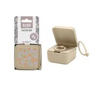 BIBS Liberty Contenitore per ciuccio con cordino. Supporto per ciuccio e contenitore per la sterilizzazione. Materiale approvato per uso alimentare 100% senza BPA - Strawberries and Cream Vanilla