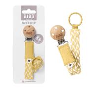BIBS Pacifier Clip. Catenella per succhietto. Cotone 100% biologico. Disegnato in Danimarca. Cotone 100% biologico, Misura unica, Pale Butter/Ivory