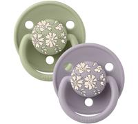 BIBS De Lux - Ciuccio a forma di ciliegia, confezione da 2 pezzi, senza BPA, prodotto in Danimarca, taglia unica (0-36 mesi), Capel Sage
