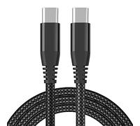 BIBTIM Cavo USB C a USB C 1M, cavo USB 2.0 Type-C a ricarica rapida da 60W 20V/3A, compatibile con MacBook iPad Air 5 Pro 2021 Galaxy S22 S21 Ultra S20 FE S10 A12 Mi 11 Note 10 Google Pixel 7