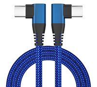BIBTIM Cavo USB C a USB C [3 Pezzi:1M] cavo USB 2.0 Type-C a ricarica rapida da 60W 20V/3A, compatibile con MacBook iPad Air 5 Pro 2021 Galaxy S22 S21 Ultra S20 FE S10 A12 Mi 11 Note 10 Google Pixel 7