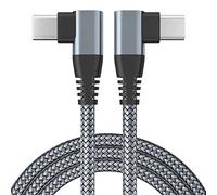 BIBTIM Cavo USB C a USB C [3 Pezzi:1M] cavo USB 2.0 Type-C a ricarica rapida da 60W 20V/3A, compatibile con MacBook iPad Air 5 Pro 2021 Galaxy S22 S21 Ultra S20 FE S10 A12 Mi 11 Note 10 Google Pixel 7