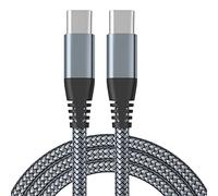 BIBTIM Cavo USB C a USB C 3M, cavo USB 2.0 Type-C a ricarica rapida da 60W 20V/3A, compatibile con MacBook iPad Air 5 Pro 2021 Galaxy S22 S21 Ultra S20 FE S10 A12 Mi 11 Note 10 Google Pixel 7
