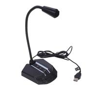 Bibulkoye Microfono USB Voci dal suono chiaro Microfono per PC durevole completamente antiossidante per chat su Internet K Song