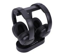 Bibulkoye TV Cuffie Dual Wireless con Base di Ricarica per Trasmettitore Bluetooth V5.4 Voce Chiara Stereo HiFi a Bassa Latenza Cuffie TV Comode per Anziani
