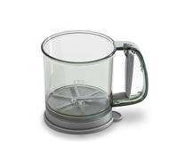 Bibykivn Setaccio Farina con Manico, Spargi Zucchero a Velo con Scala, Macinino per Zucchero a Velo, Spargifarina-Doppio Setaccio da Cucina per Farina di mandorle, Cacao in Polvere (Doppio)