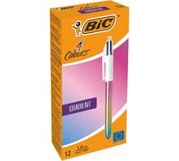 BiC 1 pen 4 classic colours - Gradient decorations - Medium tip: 1 mm - 1 Visual
