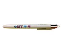 BIC 1 stylo 4 couleurs message