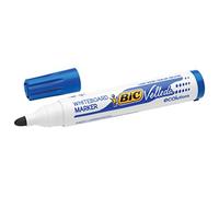 Pennarello per lavagne cancellabili Whiteboard Marker Velleda 1701 Recycled Bic - punta tonda 1,5mm - blu - Bic - conf.