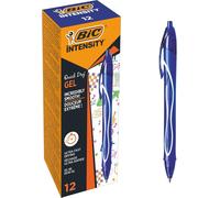 Bic 12pz Gel Ocity Quick Dry penna a scatto Blu con punta 0,7 mm