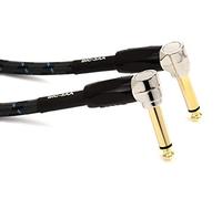 BOSS BIC-3AA Studio Grade Instrument Cable, Patch/pedal cable-right-angle 1/4-inch connectors, 1 ft/30 cm length