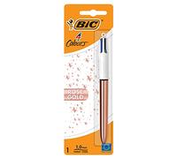 Bic 4 Colori Rose Gold, Penna a Sfera, Colori Assortiti, 1 pezzo