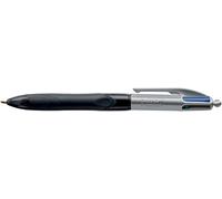 BIC 4 Colours Grip PRO Clip-on retractable ballpoint pen Medio Nero, Blu, Verde, Rosso 12pezzo(i) - Penna in dotazione (Nero, Blu, Verde, Rosso, Nero, Grigio, Clip-on retractable ballpoint pen, Medio, 1 mm, 0,4 mm)