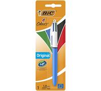 BIC 4 Colori Original Penna a Sfera (Punta 1mm) Confezione da 1