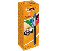Penna a scatto Bic 4 Colours - 217043 Penna 4 colori a scatto con tratto da 0.4 mm e fusto di colore nero in confezione da 1 Pz.