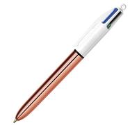 BIC - 504894 - Penna a sfera a scatto 4 colori Rose - 1,0 mm - Bic - scatola 12 pezzi - 92070 - Conf. da 1 Pz.