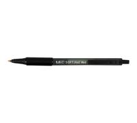 BIC - 837397 - Penne a sfera a scatto Soft Feel - punta 1,0mm - nero - Bic - conf. 12 pezzi - 64323 - Conf. da 1 Pz.