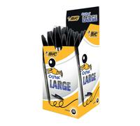 BIC - 880648 - Penna sfera Cristal Large - punta 1,6 mm - nero - Bic - conf. 50 pezzi - 57674 - Conf. da 1 Pz.