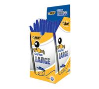 BIC - 880656 - Penna sfera Cristal Large - punta 1,6 mm - blu - Bic - conf. 50 pezzi - 57675 - Conf. da 1 Pz.