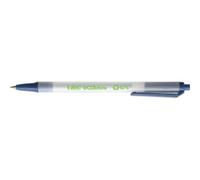 BIC - Set di 3 penne a sfera Eco Clic Stic, punta media, 1 mm, inchiostro blu