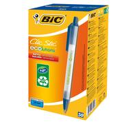 BIC - 8806891 - Penna a sfera a scatto ECOlutions - punta 1,0mm - blu - Bic - conf. 50 pezzi - 61309 - Conf. da 1 Pz.