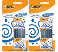 BIC 888751 Blister di 24 cartucce Corte universali blu (Confezione da 2)
