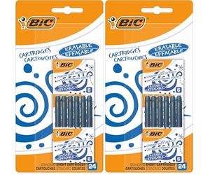 BIC 888751 Blister di 24 cartucce Corte universali blu (Confezione da 2)