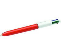 Penna softball BIC 4 Colori Original con sfera retrattile - punta 0,8 mm - corsa 0,36 mm - getto d'inchiostro a base di olio -