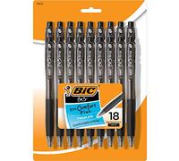 BIC 924252 BU3 Retractable Ballpoint Pens Medium Point Black Ink
