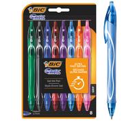 BIC - 964770 - Penna gel scatto Geolocity Quick Dry - punta 0,7 mm - colori assortiti - colori assortiti - Bic - astuccio 8 pezzi - 85848 - Conf. da 1 Pz. - 964770