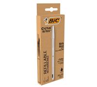 BIC - 997201 - Penna sfera Cristal Re'New - con cappuccio - 1 mm - nero - Bic - 92066 - Conf. da 1 Pz.
