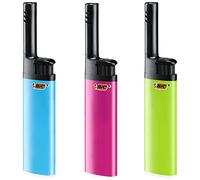 BIC accendini a bastoncino, 3 pezzi, mini - Il pratico ibrido in Electronic e accendino ad asta