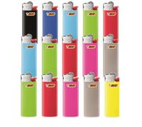 Bic - Accendino mini colorato, J25, 15 pezzi