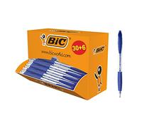 Penne a sfera a scatto Atlantis - punta 1,0mm - blu - Bic - conf. 30 + 6 pezzi