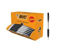 Penne a sfera a scatto Atlantis - punta 1,0mm - nero - Bic - conf. 30 + 6 pezzi