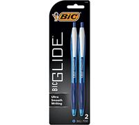 BIC, Atlantis Penna a sfera retrattile, punta media, 0,7 mm, blu, 2 ct