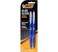 BIC, Atlantis Penna a sfera retrattile, punta media, 0,7 mm, blu, 2 ct