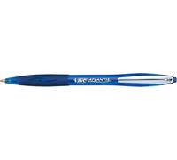BIC Atlantis Soft Blu Penna a sfera retrattile a clip Medio 12 pz (Bic Atlantis Premium Retractable Ballpoint Pen 0.32mm Line B NEW